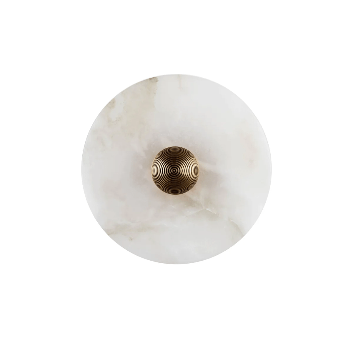 Galvessa Alabaster Wall Lamp#Size_1 lamp 9.8″#Finish_White & Bronze#Kelvin range_Triac Warm Dimming