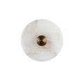 Galvessa Alabaster Wall Lamp#Size_1 lamp 7.9″#Finish_White & Bronze#Kelvin range_Triac Warm Dimming
