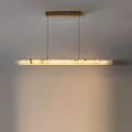 Fiorenne Alabaster Linear Chandelier#Size_?39"#Finish_Gold#Emitting Color_Warm White