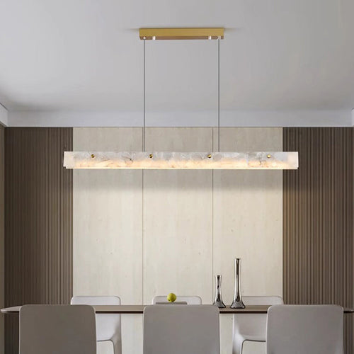 Fiorenne Alabaster Linear Chandelier