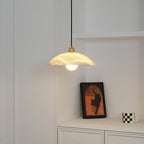 Selviane Alabaster Dome Pendant Light