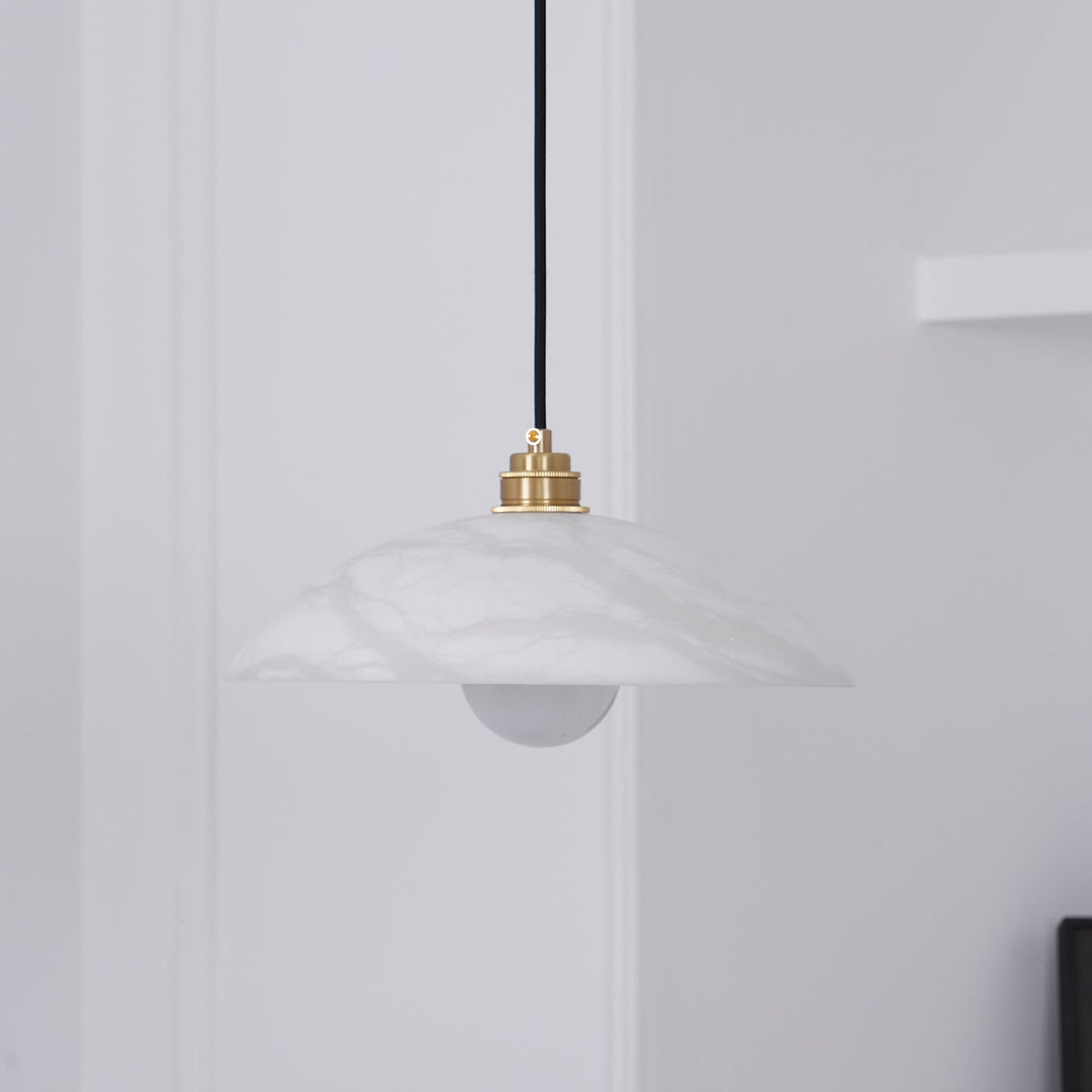 Selviane Alabaster Dome Pendant Light
