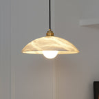 Selviane Alabaster Dome Pendant Light