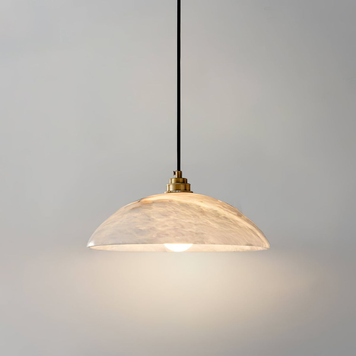 Selviane Alabaster Dome Pendant Light