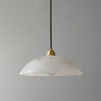 Selviane Alabaster Dome Pendant Light