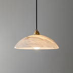 Selviane Alabaster Dome Pendant Light
