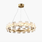 Kessara Alabaster Round Chandelier