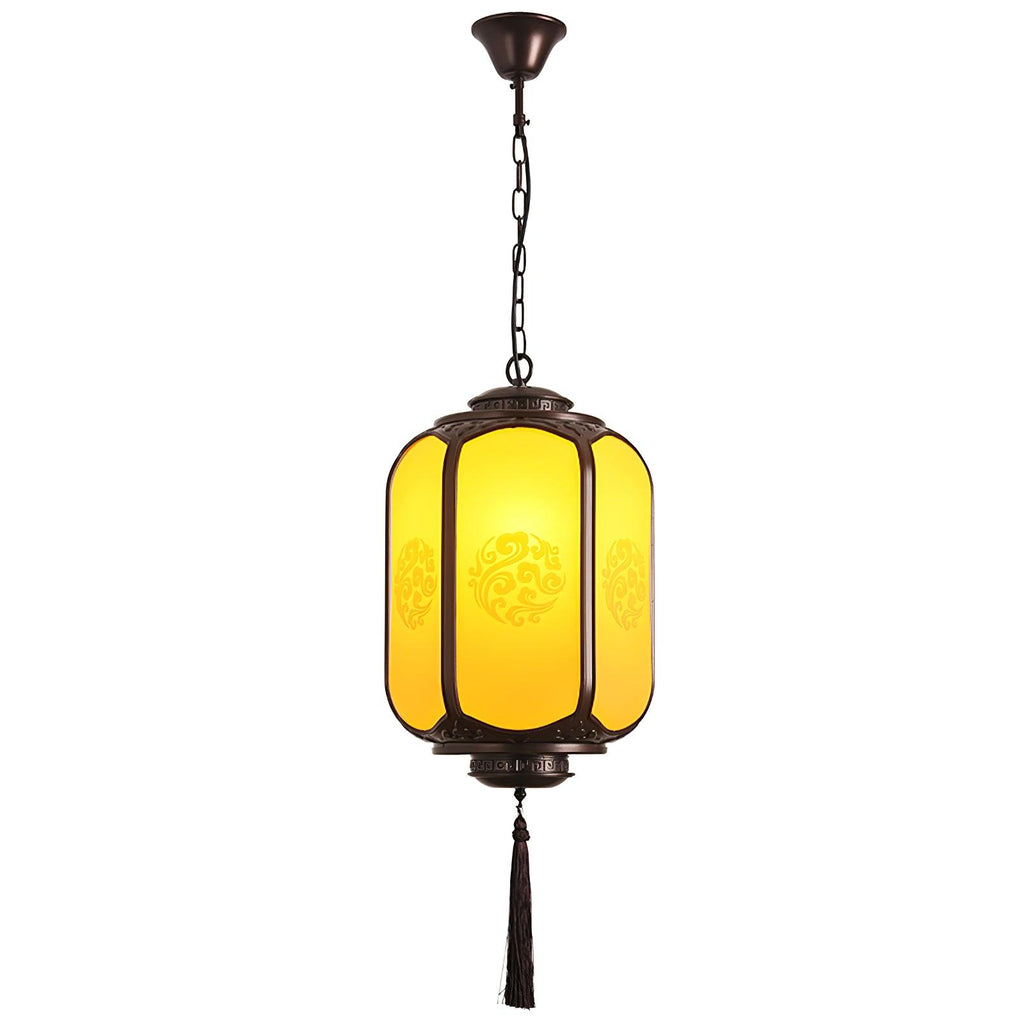 Rovenza Antique Metal Lantern Outdoor Pendant Light