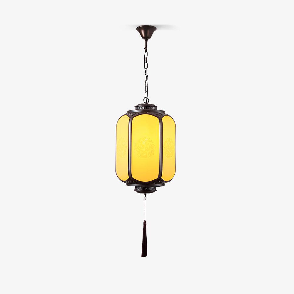 Rovenza Antique Metal Lantern Outdoor Pendant Light