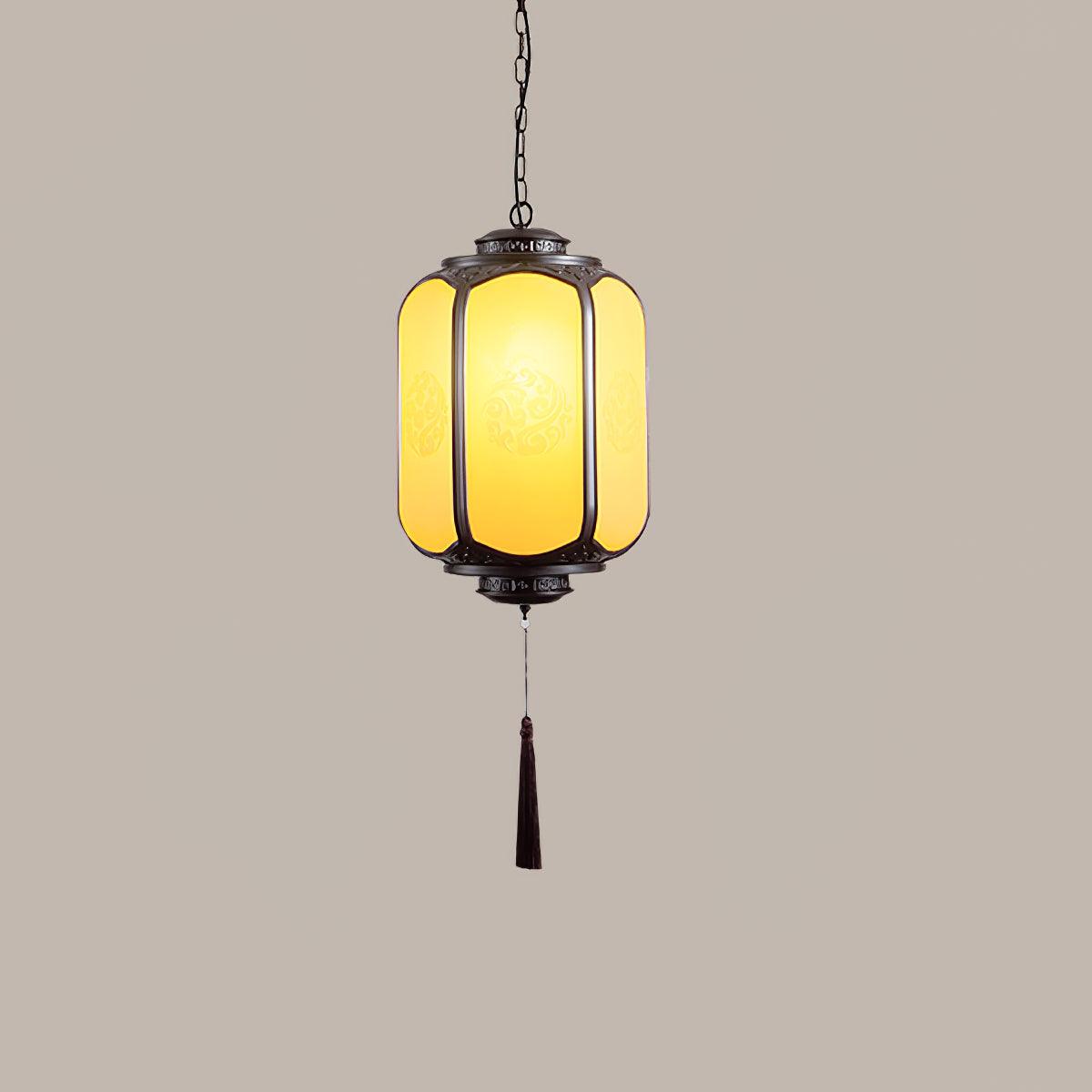 Rovenza Antique Metal Lantern Outdoor Pendant Light