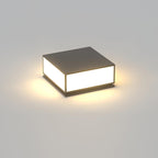 Quorielle Acrylic Outdoor Post Lamp#Power source_Model A: Wired Version#Kelvin range_Warm Light