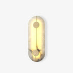 Dovaire Vintage Alabaster Brass Wall Lamp