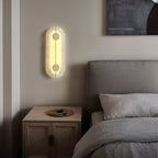 Dovaire Vintage Alabaster Brass Wall Lamp