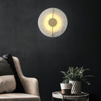 Dovaire Vintage Alabaster Brass Wall Lamp