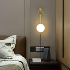 Zephrelle Sculptural Brass Wall Lamp