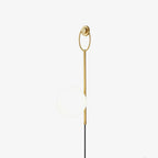Zephrelle Sculptural Brass Wall Lamp