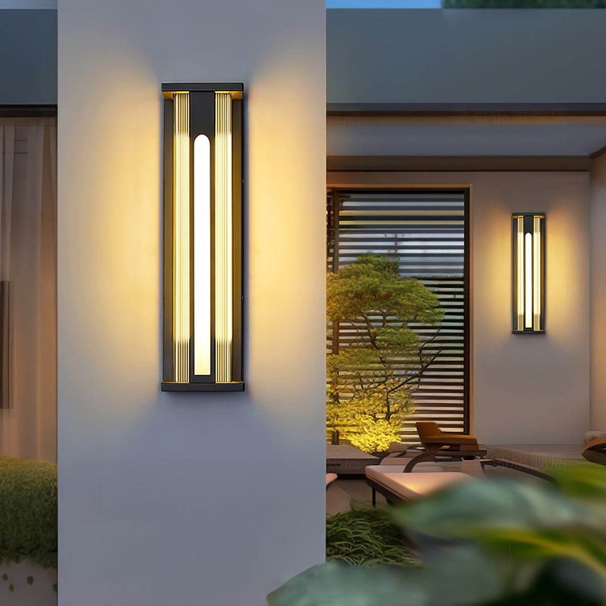 Olivessa Acrylic Outdoor Wall Lamp