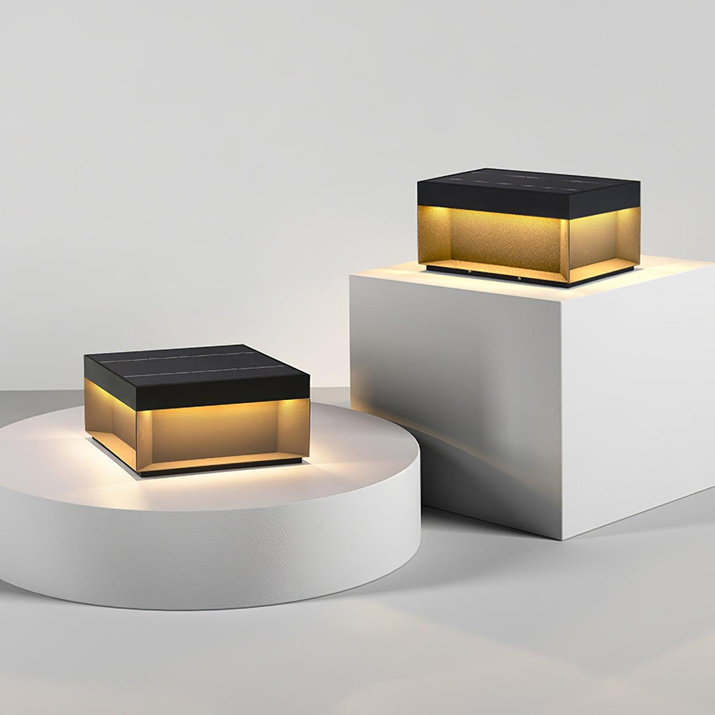 Loravere Metal Box Outdoor Post Lamp