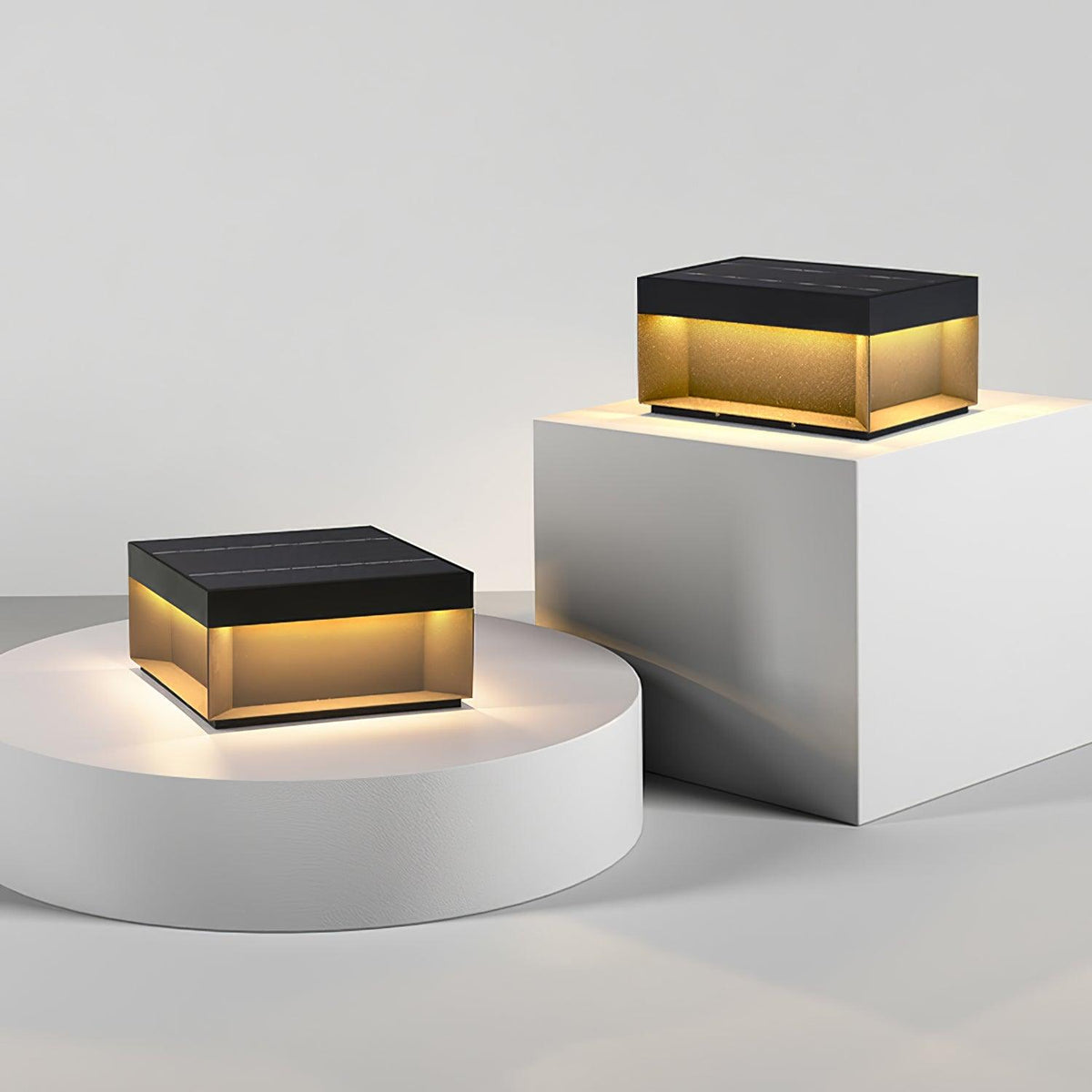 Loravere Metal Box Outdoor Post Lamp