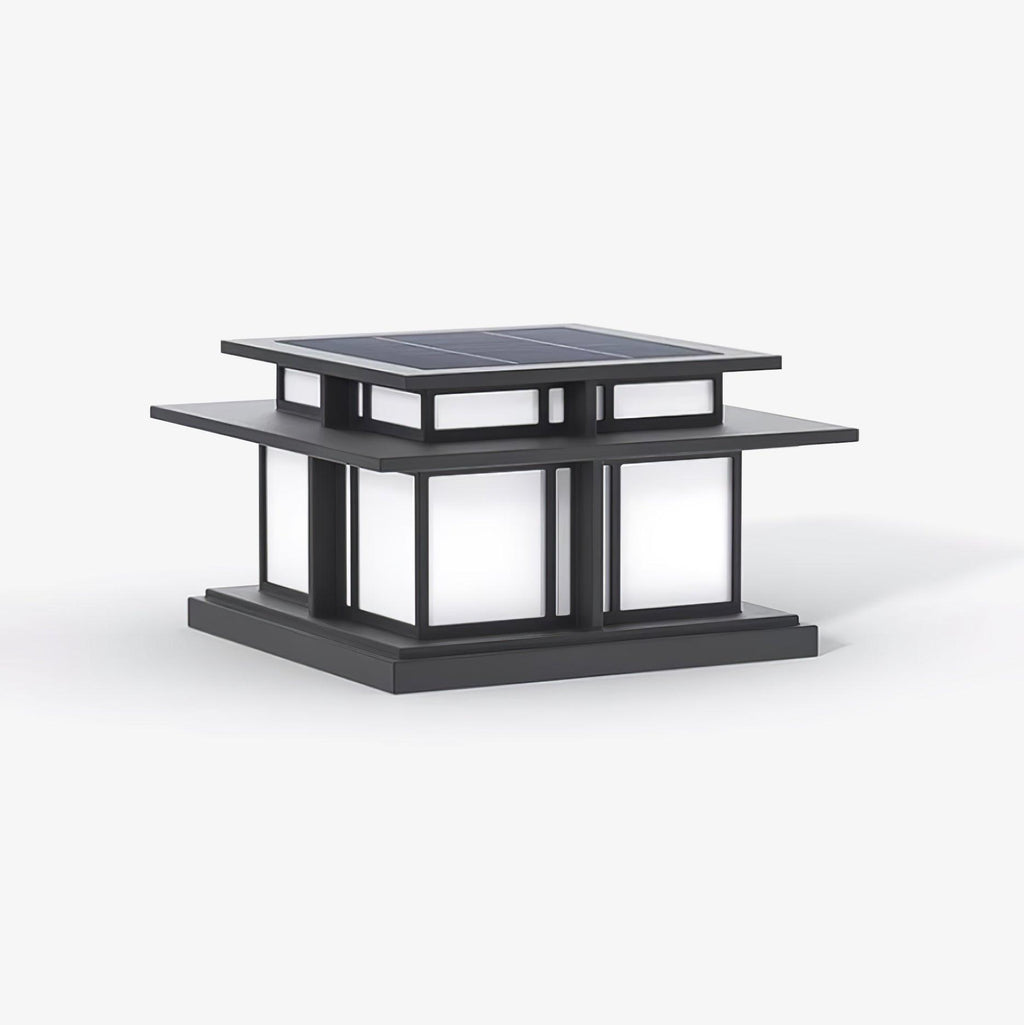 Kaeloria Acrylic Solar Outdoor Post Lamp