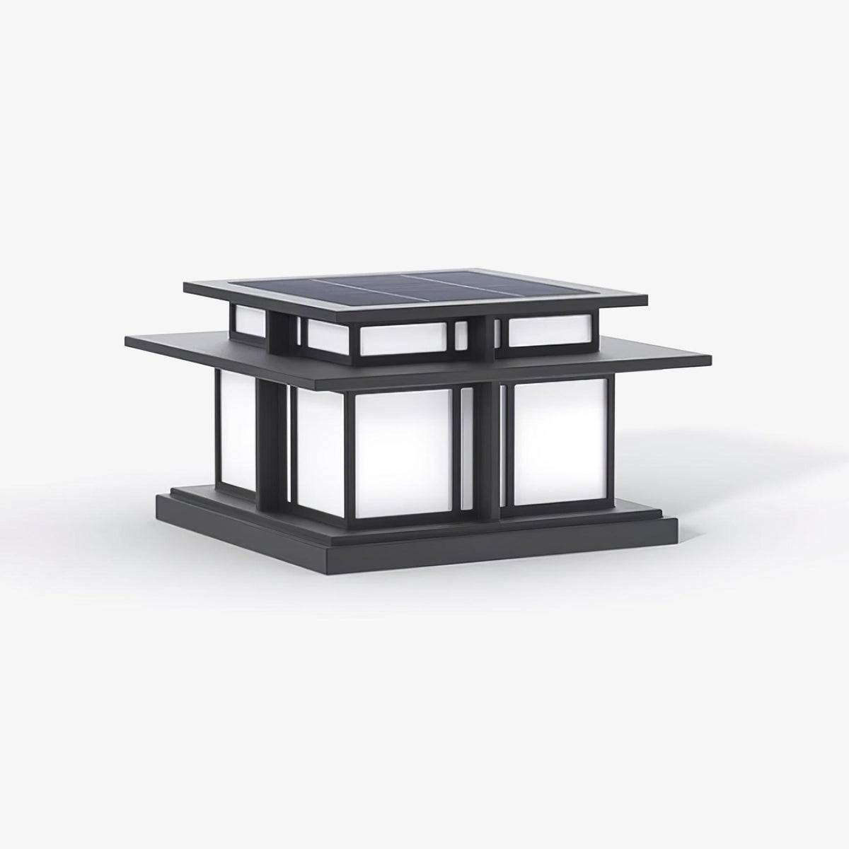 Kaeloria Acrylic Solar Outdoor Post Lamp