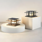Kaeloria Acrylic Solar Outdoor Post Lamp