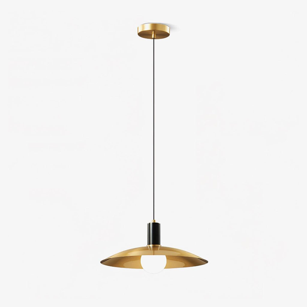 Urelisse Brass Flared Pendant Light