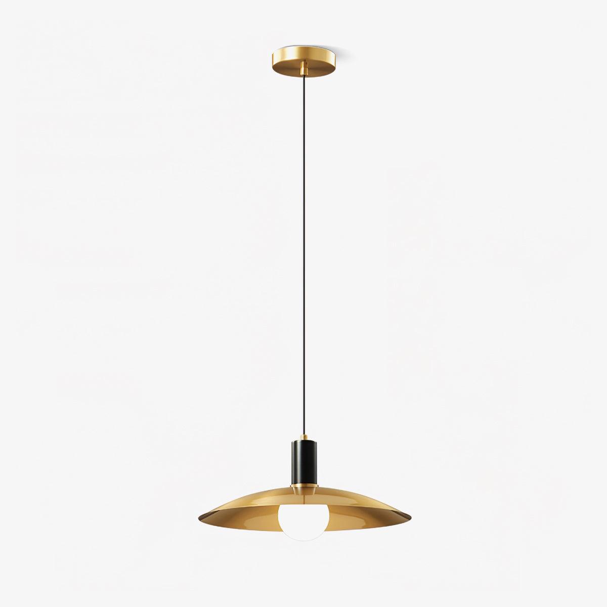 Urelisse Brass Flared Pendant Light