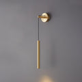Joravine Brass Linear LED Wall Lamp#Finish_Brass#Kelvin range_Three-Color Changing Light