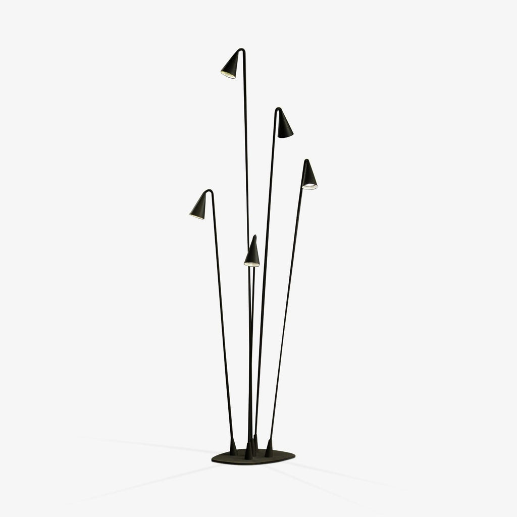 Nivorine Aluminum Bellflower Outdoor Floor Lamp