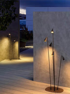 Nivorine Aluminum Bellflower Outdoor Floor Lamp