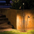 Nivorine Aluminum Bellflower Outdoor Floor Lamp