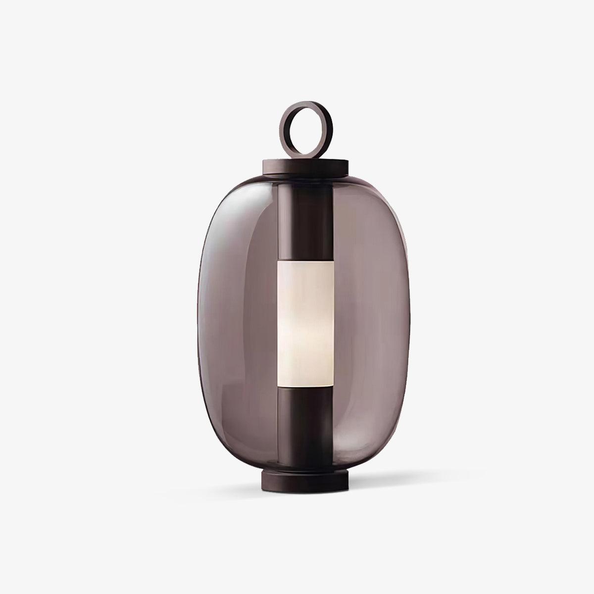 Harovelle Glass Metal Table Lamp