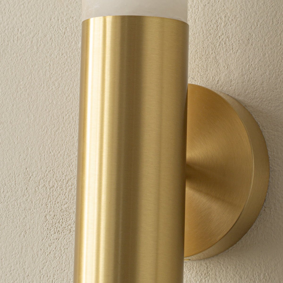 Heliandre Sculpted Alabaster Wall Lamp