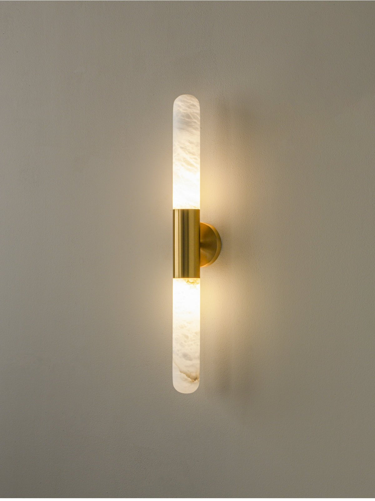 Heliandre Sculpted Alabaster Wall Lamp