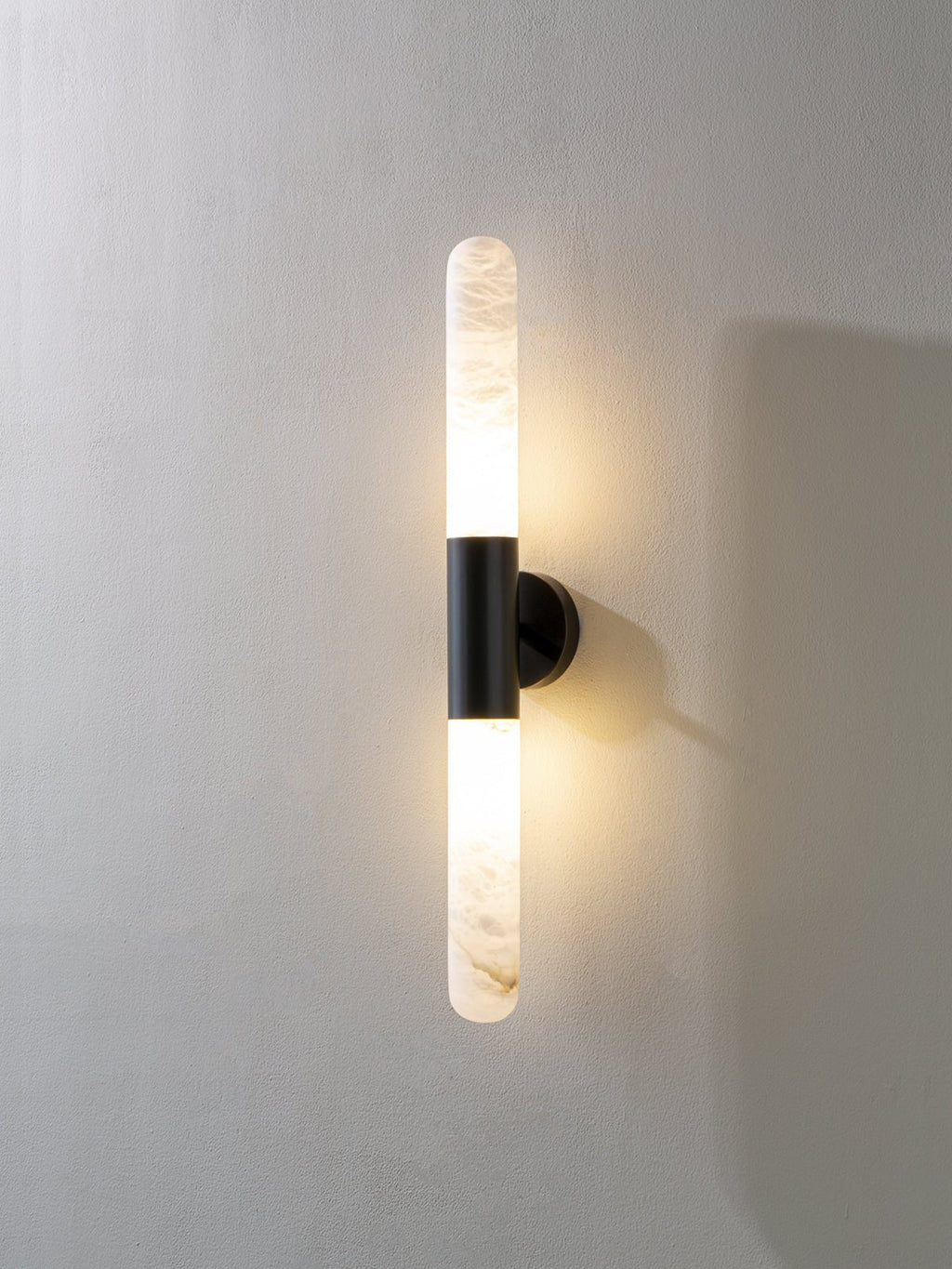 Heliandre Sculpted Alabaster Wall Lamp