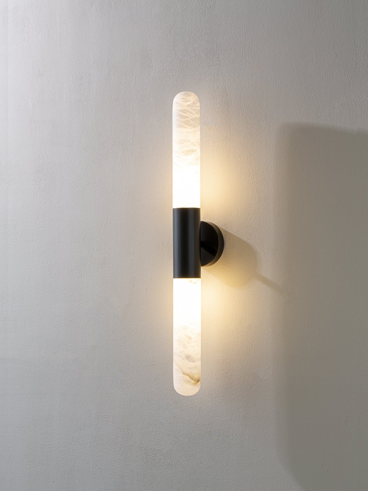Heliandre Sculpted Alabaster Wall Lamp
