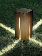 Giraselle Rustic Metal Cube Outdoor Garden Light