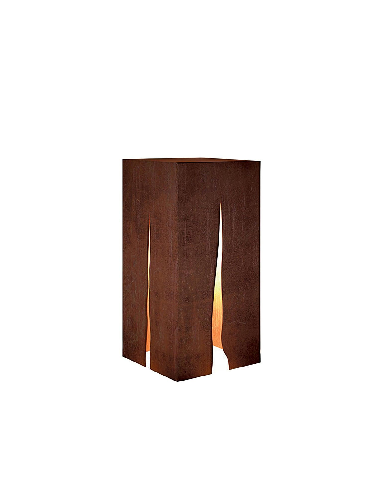 Giraselle Rustic Metal Cube Outdoor Garden Light