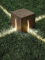 Giraselle Rustic Metal Cube Outdoor Garden Light