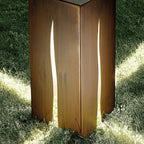 Giraselle Rustic Metal Cube Outdoor Garden Light