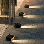 Fennoria Metal Cube Solar Outdoor Garden Light