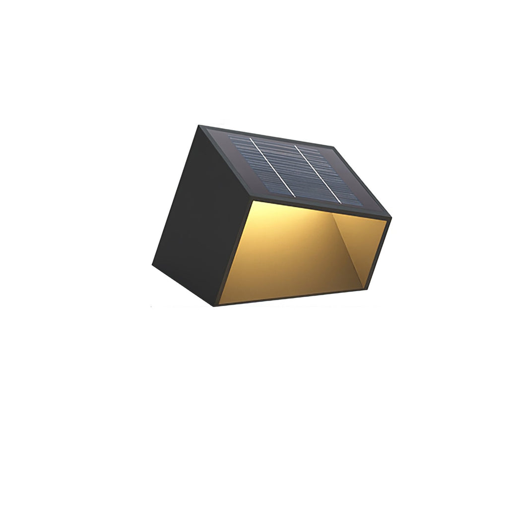 Fennoria Metal Cube Solar Outdoor Garden Light