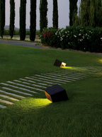 Fennoria Metal Cube Solar Outdoor Garden Light