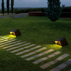Fennoria Metal Cube Solar Outdoor Garden Light