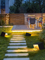 Fennoria Metal Cube Solar Outdoor Garden Light