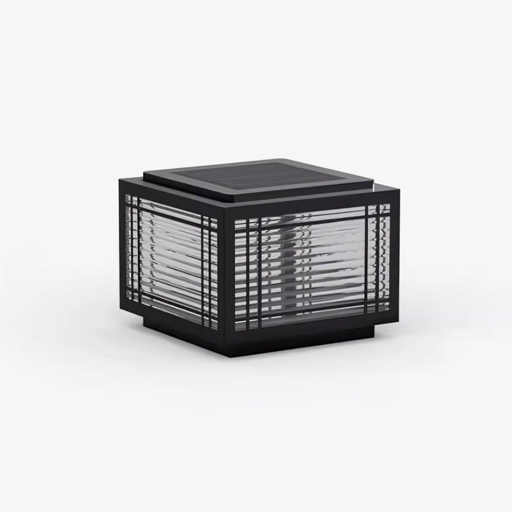 Estavere Metal Solar Outdoor Post Lamp