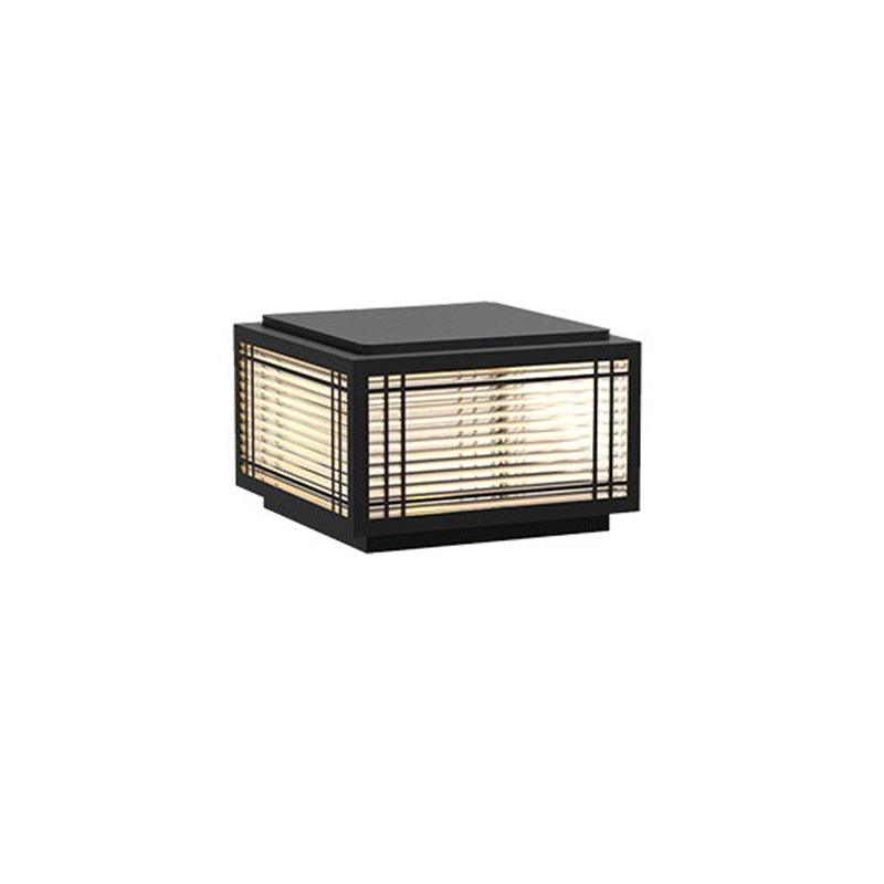 Estavere Metal Solar Outdoor Post Lamp#Power source_Model A: Wired Version#Kelvin range_Warm Light