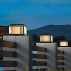 Estavere Metal Solar Outdoor Post Lamp