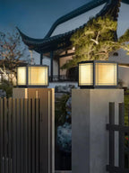Estavere Metal Solar Outdoor Post Lamp